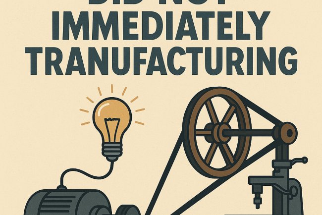 Why Electricity Didn’t Immediately Change Manufacturing – A Perspective from a U.S. Electrical Tool Business Owner